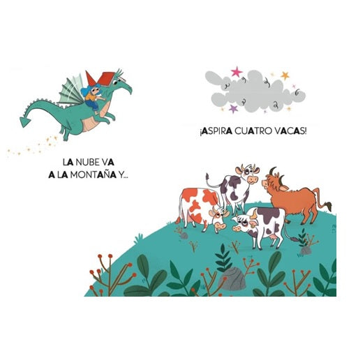 El dragón de las letras 1, Ana, el dragón y la nube aspirador