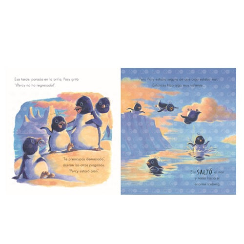 Una pingüino poco valiente